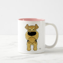 Airedale Terrier Valentine mugs
