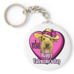 Airedale Terrier Valentines Gifts Key Chains