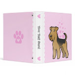 Airedale Terrier / Welsh Terrier Love Vinyl Binders