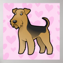 Airedale Terrier / Welsh Terrier Love Poster
