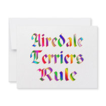 Airedale Terriers Rule Invites