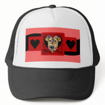 Airedale Valentine hats by Airedales_by_Joanne Airedale Valentine hats