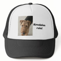 Airedales rule! hats by hopefulone Airedales rule! hats