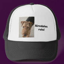 Airedales rule! hats