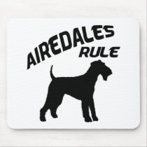 Airedales Rule Mouse Pads
