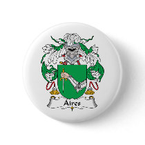 Aires Family Crest buttons by coatsofarms Aires Family Crest buttons