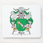 Aires Family Crest Mouse Pads