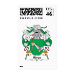 Aires Family Crest Postage Stamp