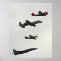 Airforce Heritage Flight Poster