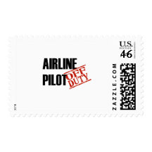 Airline Pilot Light Stamps