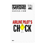 Airline Pilot’s Chick Postage Stamps