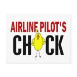 Airline Pilot’s Chick Post Card