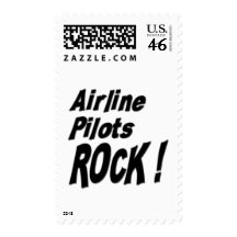 Airline Pilots Rock ! Postage