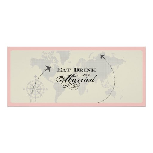 Airline Ticket Wedding Invitation