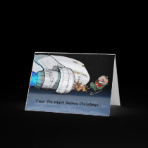Airliner Santa cards