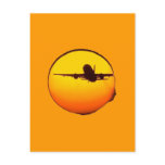 AIRLINER SUN POSTCARD