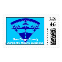 airlogob, San Diego County Airports Means Business postage by rangquic airlogob, San Diego County Airports Means Business postage