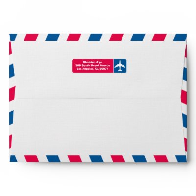 Airmail 5x7 envelopes