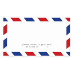 Airmail Escort Card Business Card
