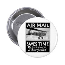 Airmail Poster Buttons