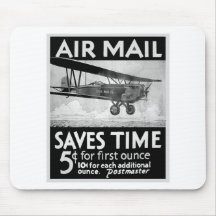 Airmail Poster Mouse Pads