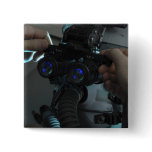 Airman adjusts the eyespan pin
