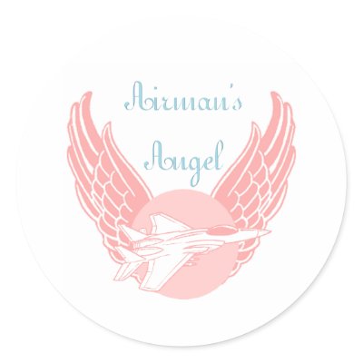 Airman's Angel Sticker by triciah7037