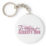 Airmans Mom, Try Walking In My Shoes Keychain