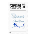 Airman's Snow Angel Postage Stamps