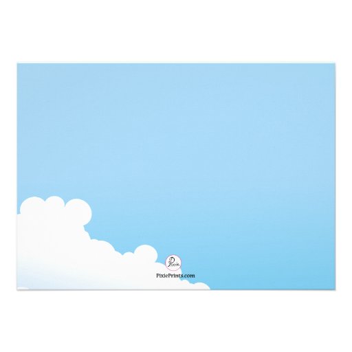 Airplane Banner Engagement Party Invitation