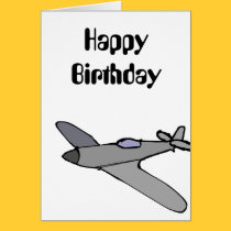 Airplane Birthday Card cards