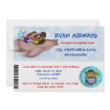 Airplane Birthday invitation