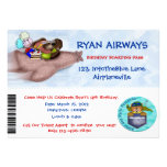 Airplane Birthday Party invitations