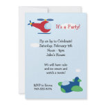 Airplane Birthday Party Invitation