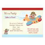 Airplane Birthday Party Invitation