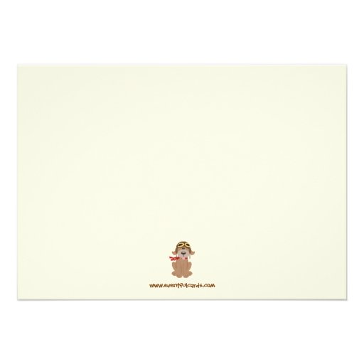 Airplane Birthday Party Invitation
