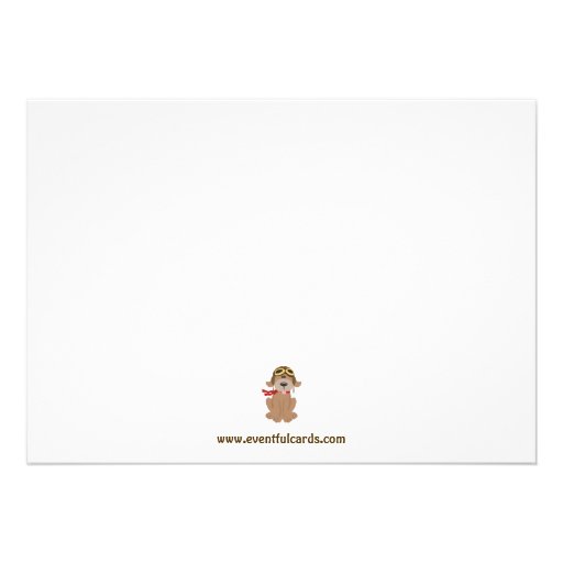 Airplane Birthday Party Invitation