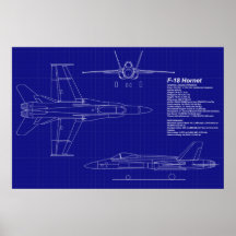 Airplane Blueprints | F-18 Hornet