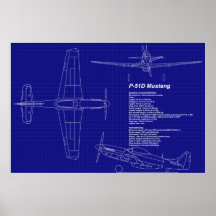 Airplane Blueprints | P-51 Mustang