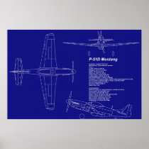 Airplane Blueprints | P-51 Mustang