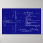Airplane Blueprints | T-34 C Mentor