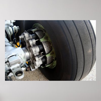 Airplane Brakes Poster by scooter4242