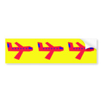 Airplane bumper stickers by starryseas Airplane bumper stickers