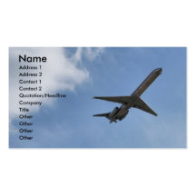 Airplane Business Card