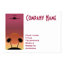 Airplane Business Card