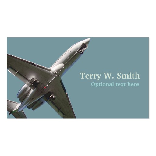 Airplane Business Card