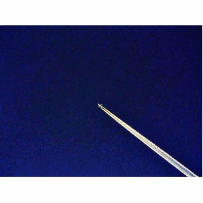 Airplane Condensation Trail Photo Sculptures by lifesphere