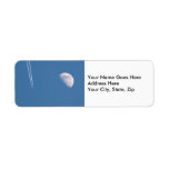 Airplane Crossing the Sky Custom Return Address Label