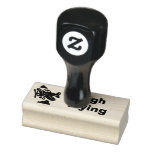 Airplane High Flying Teacher Rubber Stamp