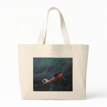 Airplane items canvas bag